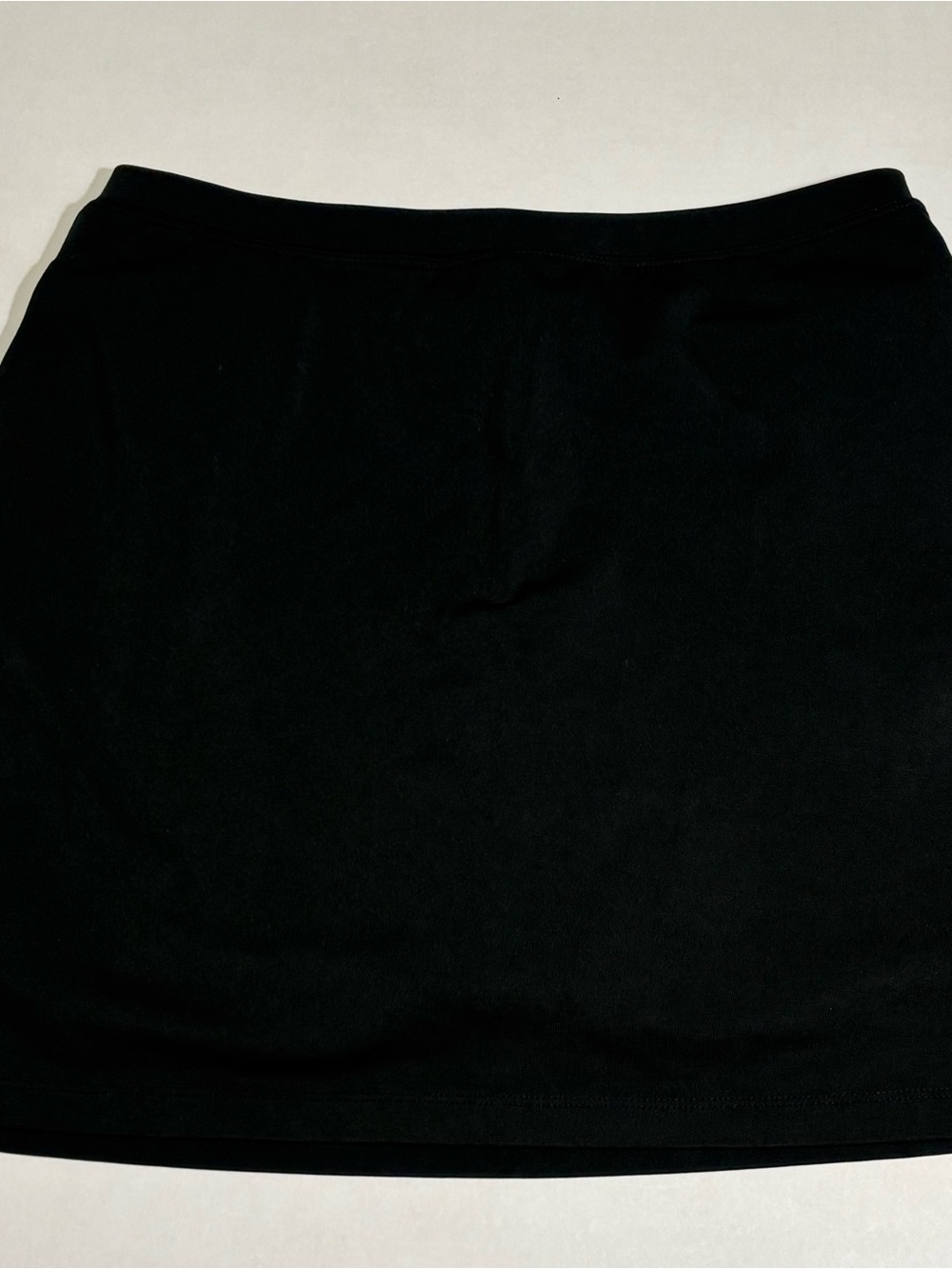 IZOD Cool FX Women's Golf Skort XS Black Pull-On Solid Stretch Knit - NWOT
